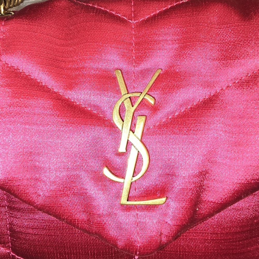 YSL Pink Toy Puffer Quilted Handbag - Picture 12 of 13